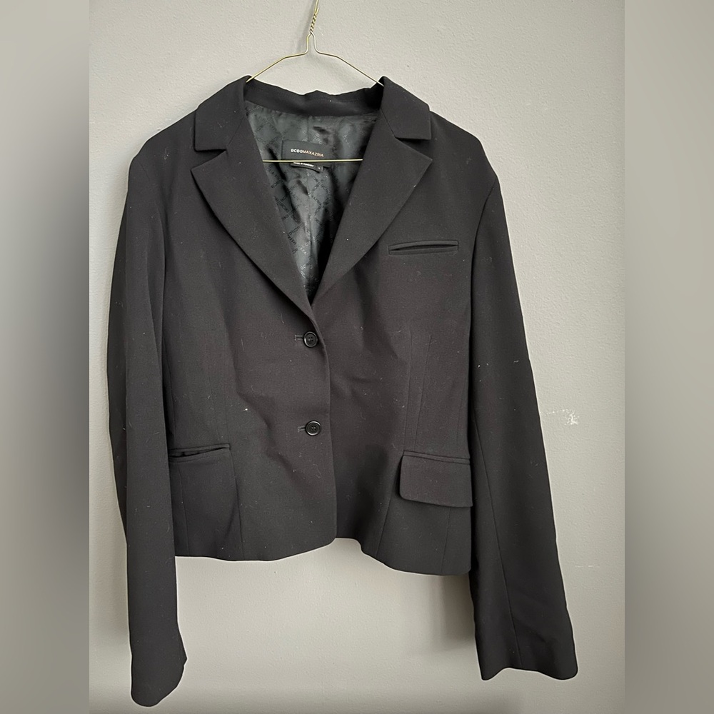 BCBGMaxAzria Black Women's Blazer